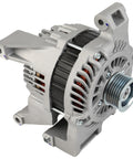 High Output 110Amp 12V Alternator For Mazda 5 2.3L 2008 2009 2010 With CW 6-Groove Pulley Beefed-Up Replacement Premium CNC Castings