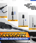 Usage demonstration of the 15 Piece Countersink Drill Bit Set With 2 Wood Plug Cutters 3/8 And 1/2 Inch and accessories.