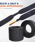 Tough As Nails Braided Heat Shrink Wiring Loom Sleeve For High Temp Protection, flexible cable protection, roll and sleeve view