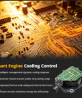 Knockout Grade Electric Coolant Water Pump For 2.5L Toyota Camry Rav4 Highlander And Lexus Models showing smart engine cooling control circuitry.