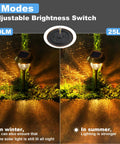 Six Pack Solar Pathway Lights Outdoor 25 Lumens Warm White 3000K IP65 Weatherproof Metal And Glass Landscape Lights comparison