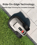 Robot Lawn Mower With Vision Navigation For 0.3 Acre Yards Hands Free Auto Mapping Wire Free Setup Multi Zone Management AI