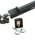 Telescoping Basin Wrench With LED Light, 10 To 17 Inch Adjustable Under-Sink Tool, contoured grip, black finish, parts view