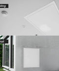 Rock Solid Galvanized Steel Access Panel For Drywall Built Tough As A Tank 10X20 Inch White Wall Hole Cover installed in ceiling and wall.