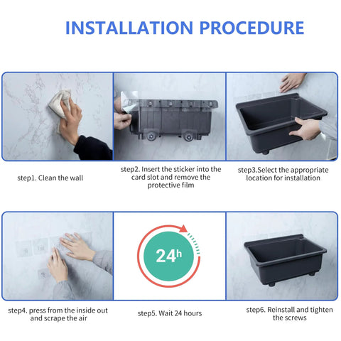 Installation procedure steps for Easy Peasy Plastic Utility Sink Freestanding Laundry Tub 17 X 13 Inch Grey Slop Basin.