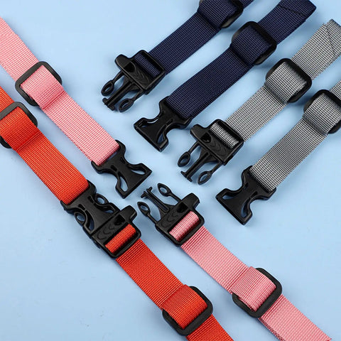 Adjustable Chest Strap For Backpacks With Quick Release Buckle, durable nylon fastener, secure fit, various colors, outdoor use
