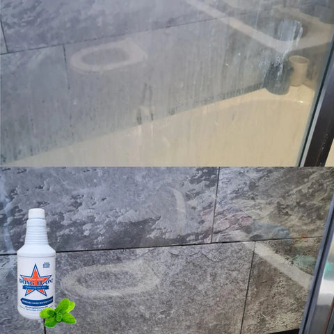 Grout Cleaner That Tackles Hard Water Stains And Shower Door Spots Cleans Tile Fiberglass And Windows 16 Ounce Bottle Fresh Mint Scent