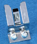 Rugged Microphone Clip For Amateur Radio And CB Two Way Radios With Screw In Mount And Rear Button Hangar, all-metal