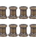 Get Your Lamps Ready With This 8 Piece Zinc Alloy Threaded Adapter Coupling Kit For Pipe Fixtures And Light Repairs Featuring Heat Resistant Build And Secure Long Thread Design To Keep Things Tight No More Loose Parts Or Broken Fittings On Your. 8 brass-toned lamp nipple joiners
