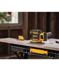 20V Max Brushless Orbital Sander Tool Only With Variable Speed Control 8000 To 12000 OPM Low Profile Body for Close Work on Table