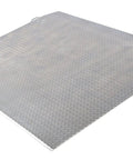 Heavy Duty Aluminum Dock Plate For Truck Moving Seventy Two By Sixty Inch 3/8 Thick Portable Freight Transfer Ramp with textured surface.