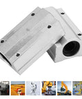 Top Notch Linear Motion Ball Slide For High Speed And Low Noise Bearing Block Made From Durable Aluminum Alloy Precision Rail, close-up view of components.