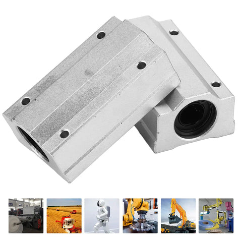 Top Notch Linear Motion Ball Slide For High Speed And Low Noise Bearing Block Made From Durable Aluminum Alloy Precision Rail, close-up view of components.