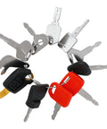 Heavy Duty Construction Equipment Keys Set With 11 Master Keys For Industrial Machines And Lift Equipment Fits JD Case Komatsu Hyster