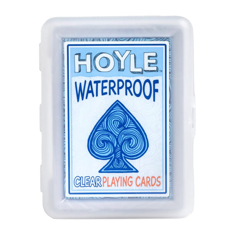 Packaging of Waterproof Plastic Playing Cards Deck For Outdoor Fun Beach Pool Camping And Travel Games Clear And Durable
