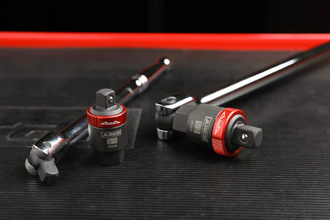 3/8-Inch Drive Ratcheting Breaker Bar Adapter Converts Breaker Bar Or Sliding T-Handle Into a 24-Tooth Ratchet, Reversible