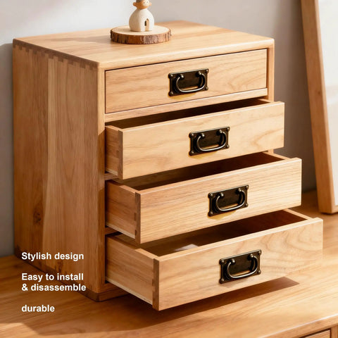 Kick Your Furniture Up A Notch With These Slick Matte Black Ring Pulls 3 Inch Center To Center Dresser Handles 6 Pack Vintage Farmhouse Cabinet Knobs Mission Style Heavy Duty Hardware on wooden dresser.