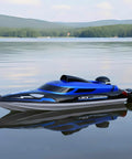Beast 14 Inch RC Boat For Lakes And Pools With Dual 1100mAh Batteries, Speeds Up To 25 Kph on calm lake view