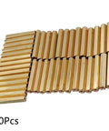 Top Tier Heavy Duty Brass M3 X 30Mm Straight Hex Standoff Pillar Spacers With Knockout Female Threads That Kill Rust And Lock Your Circuit Boards Down In Every Build 40 Piece Bulk Pack