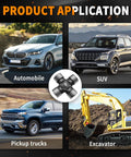 Beefy U Joint Kit For Eurocardan Series 4 Driveline shown on vehicles and excavator applications