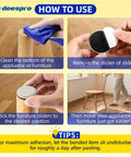 How to use Heavy Duty Furniture Sliders For Hardwood Floors And Carpet Self Stick Moving Pads step-by-step guide.
