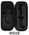 Open black thermal imager case for FLIR One Edge Pro and Edge Wireless cameras with secure storage compartments and protective padding.