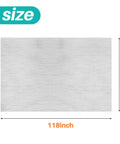 48x118 Inch Window Screen Mesh Replacement Fiberglass Porch Screen For House Windows And Patio Doors No Fuss Dust Blocking Mosquito Netting Pet Safe Screen Repair Mesh White