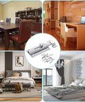 Two Pack Locks Down Tight Bathroom Stall Door Latch With 4 Inch Stainless Steel Slide Bolt Lock For Internal Doors Rust Resistant Heavy Duty Smooth Operator Hardware and screws on display in various room settings.