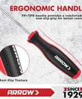 Ergonomic handle of 4 Piece Precision Hook And Pick Set With Pouch For Auto Repair Mini Pick Tools For Gearheads O Ring Removal