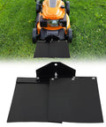 Universal Lawn Striper Kit For Zero Turn Mowers And Garden Tractors Adjustable From 12.63 Inches To 23.26 Inches Built With Heavy Duty Automotive Grade Steel For A Clean Uniform Yard Stripe That Looks Pro attached to mower on grass