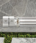 Heavy Duty 304 Stainless Steel Garden Hose Adapter Set 3/4 GHT Female To 3/4 NPT Female Swivel Fittings With Washers To Keep Leaks At Bay, Rustproof Lead Free Durable Outdoor Hose Connectors, side view