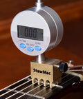 Digital Nut Slotting Gauge For Guitars, Pro Grade Electronic Height Tool With 0.001 Inch Resolution For Precise Nut Slot Setup, String Fit, And Fretboard Radius Alignment on guitar strings