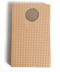 Magnetic Foam Gun Muzzle Rest for Trap Skeet Five Stand and Sporting Clays showing textured foam pad with cutout