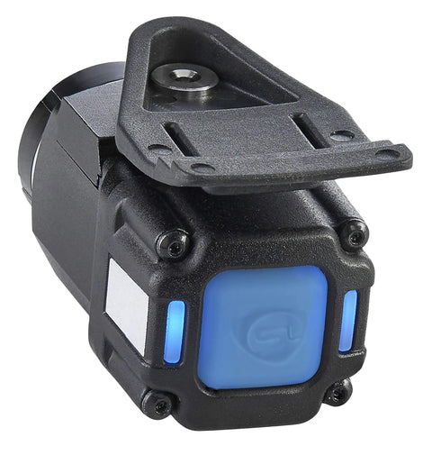 Vantage II 350 Lumen Hands Free Helmet Light With Rear Safety LED for fire service industrial job site use close-up view