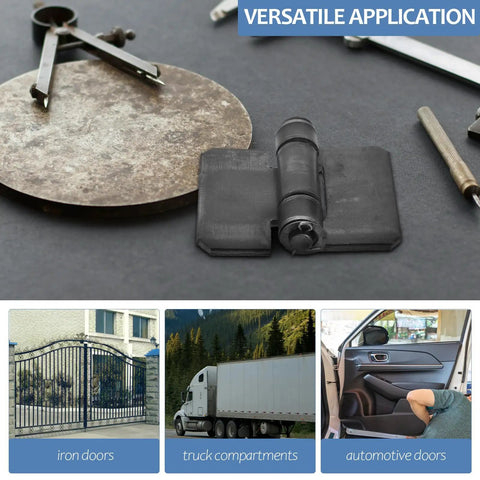 Beefy Heavy Duty Self Closing Door Hinges With Spring for versatile applications in automotive doors, truck compartments, iron doors.