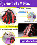 Science Kit With Over 60 To 155 Hands On Experiments And A Volcano STEM Lab For Curious Kids Ages 6 Plus featuring volcano experiment steps