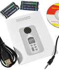 Pro Grade Decibel Meter With 30 To 130 dBA Sound Level Range, SPL Reader And Data Logger For Windows, 4700 Data Point Storage accessories
