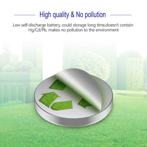 Grab These Top Shelf 394 Sr936Sw Silver Oxide Watch Batteries Serving As Knockout Replacement Button Cells With Rock Solid 1.55V Power In A Sweet 10 Pack, showing eco-friendly battery with recycling design.