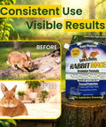 Rabbit Granules For Gardens And Lawns, All Season Rabbit Repellent For Farms And Landscapes, Covers Up To 4,560 Sq Ft, 7 lb bag