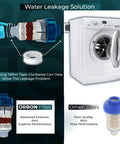 Washing Machine Filter For Hard Water With Crystal Resin And Three Tourmaline Balls For Inlet Water On Tap, Dual Leakproof Design Keeps Leaks At Bay, Prevents Limescale Buildup, And Keeps Your Laundry Fresh And Clean alongside washing machine comparing filter types