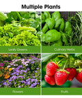 Vertical Hydroponics Growing System With Wheels For Easy Grab And Go Move Space Saving 54 Plant Sites Aquaponics Garden Tower