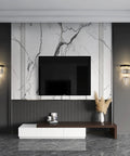 Modern living room with Black Crystal Wall Sconce With 4 Tier Crystal Display Modern Wall Light Fixture Bedside Mount Lamp.