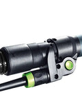 Close-up of Planex LHS E 225 EQ Drywall Sander With Direct Drive Brushless EC TEC Motor showing handle and connection details.