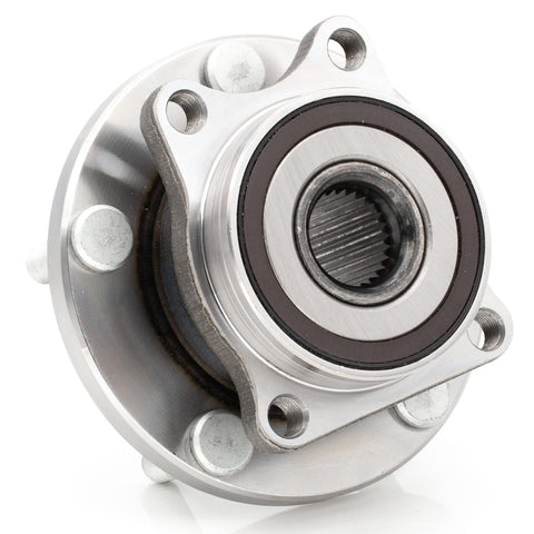 Front Wheel Hub Bearing Assembly With ABS Sensor For 2004 Through 2014 WRX STI And 2015 Through 2016 Legacy And Outback 5 Lug Front view