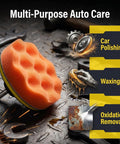 10 Piece 4 Inch Car Polishing Pad Kit With Sponge Pads And Wool Pad Set M10 Drill Adapter And Suction Cup For Polishing