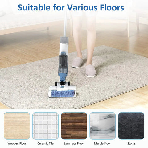 Replacement Brushroll And Foam Filter Bundle For HydroVac WD101 WD100 WD101C WD201 WD200 WD200C XL Pro used on carpet