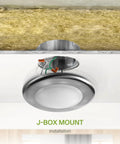 12 Pack 4 Inch LED Disk Lights, 10W, 5CCT 2700K-5000K, 685 Lumens, CRI90, Dimmable Flush Mount Ceiling Light Fixture J-Box Installation