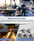 Wide applications of M6 Sliding T Nuts For 3030 Aluminum Extrusion in 3D printers, robotics, CNC cutting, industrial frames