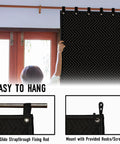 Heavy Duty Sound Dampening Blankets For Home Studio Delivering Hella Effective Noise Blocking Acoustic Coverage mounted on a rod.