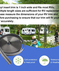 1-inch black vinyl trim molding roll for RVs, boats, campers; 100 ft length